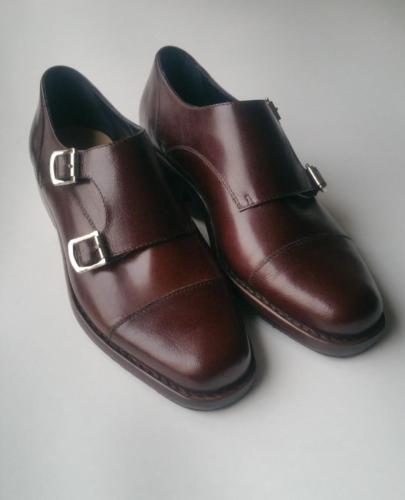 Bespoke monk shoes, goodyear welted
